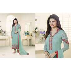 Turquoise Indian Salwar Suit Party Wear Designer Dress