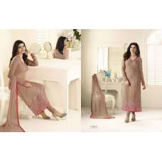 Brown Designer Salwar Suit Evening Party Dress