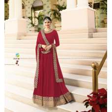 Maroon Floor Length Kaseesh Prachi Desai Anarakli Dress