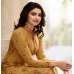 Mustard Yellow Embroidered Suit Pakistani Designer Dress