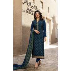 Galaxy Blue Indian Party Suit Designer Salwar Kameez