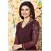 KS3483 PLUM KASEESH SILKINA CREPE SALWAR SUIT