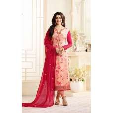 Red & Pink Pakistani Designer Salwar Suit Indian Party Wear
