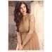 Brown Net Anarkali Dress Indian Party Gown