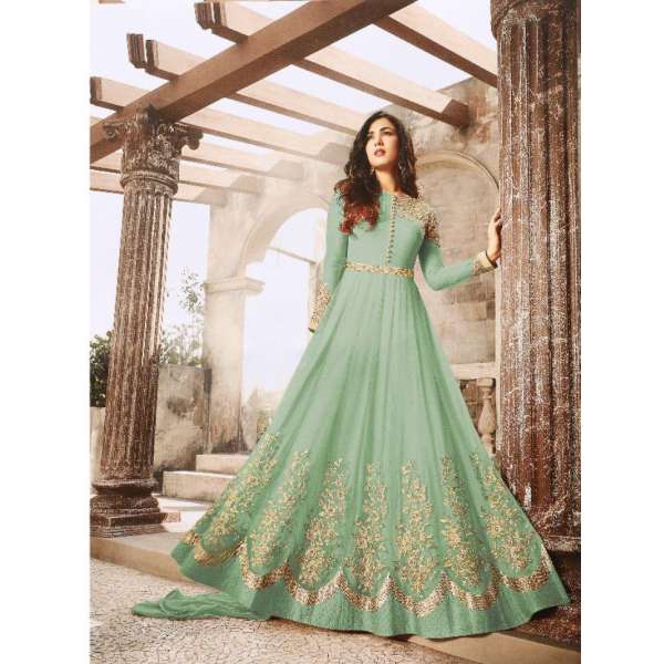 LIME GREEN MAISHA ZUAAN WEDDING WEAR GOWN