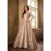 STUNNING NEW BEIGE HEAVY EMBELLISHED INDIAN WEDDING GOWN