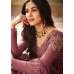 Burgundy Indian Party Anarkali Gown