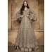 GREY HEAVY EMBROIDERED WEDDING ANARKALI BRIDESMAID DRESS