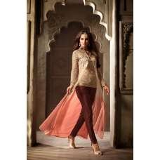 Gold & Maroon Hot Dress Indian Designer Jacket Suit