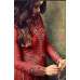 Red Indian Party Suit Designer Bridal Long Dress Suit 