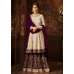 WHITE AND PLUM INDIAN WEDDING GHARARA AND LEHENGA STYLE DRESS