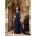 ORIGINAL BEST SELLER 3103 DARK BLUE MAISHA INFINITY EMBROIDERED EID SUIT