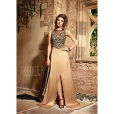 Skin Colour Party Dress Indian Wedding Salwar Suit