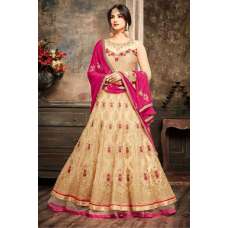 Gold Indian Bridal Gown Designer Wedding Anarkali Dress 