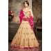 Gold Indian Bridal Gown Designer Wedding Anarkali Dress 