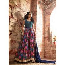 ZMA3408 BLUE AND PINK MAISHA LAVISH 3 PARTY WEAR SUIT 