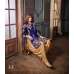 Blue & Gold Patiyala Suit Indian Punjabi Dress