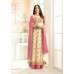 Cream Anarkali Gown Indian Designer Bridal Dress