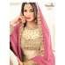 Cream Anarkali Gown Indian Designer Bridal Dress