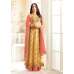 Yellow Indian Wedding Dress Designer Embroidered Anarkali Suit