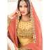 Yellow Indian Wedding Dress Designer Embroidered Anarkali Suit