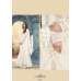 BRILLIANT WHITE INDIAN PAKISTANI PARTY WEAR ANARKALI DRESS