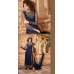 ZMN2708 NAVY MAISHA NEERJA GEORGETTE SUIT