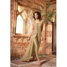 MN2704 LIGHT GOLD MAISHA NEERJA GEORGETTE SUIT