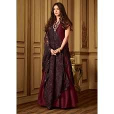 Jester Red Indian Party Anarkali Suit 