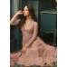 Rose Indian Party Wear Asian Anarkali Wedding Bridal Dress