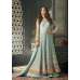 Sky Blue Indian Party Wear Asian Anarkali Wedding Bridal Dress