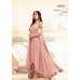 ZMZ4602-B PINK MAISHA ZARI DESIGNER WEDDING WEAR LEHENGA STYLE DRESS
