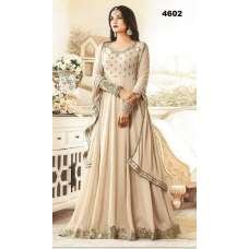 Cream Wedding Gown Embroidered Pakistani Wedding Dress