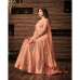  Peach Wedding Wear Indian Anarkali Dress