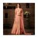  Peach Wedding Wear Indian Anarkali Dress
