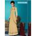 Yellow Indian Wedding Gown Embroidered Jacket Suit