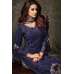 LAVISHING BLUE AND GREY PARTY WEAR SALWAR SUIT