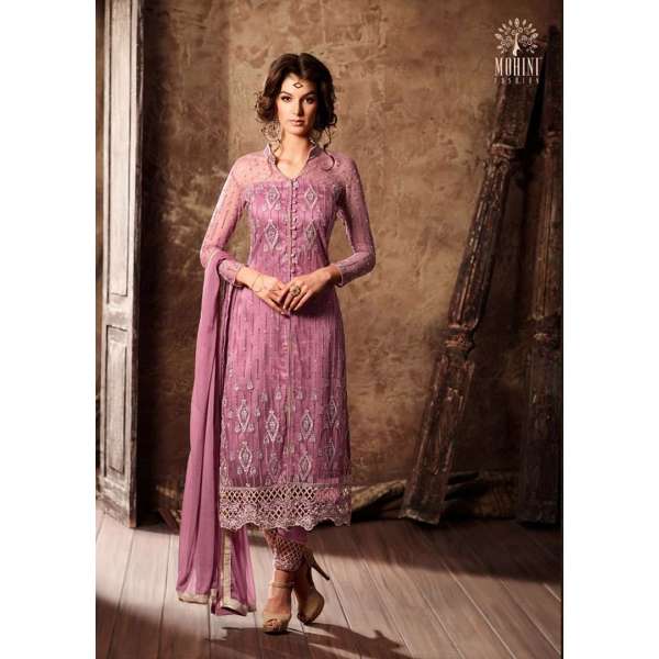 PINK MOHINI GLAMOUR VOL 34 SEMI STITCHED DESIGNER SALWAR SUIT