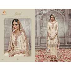 SJ5001 CREAM SAJAWAT MUMTAZ-2 EMBROIDERED SALWAR KAMEEZ