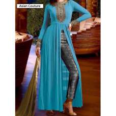 SNKC3021 Light Blue Nakkashi Designer Party Wear