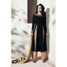 Black & Beige Pakistani Designer Salwar Suit