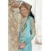 Sky Blue Pakistani Designer Wedding Salwar Suit 