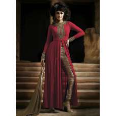 Red Authentic Indian Designer Party Wear Suit