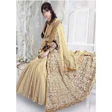 SAINX 12003-C  Z PLUS GOLD COLOUR LEHENGA DRESS