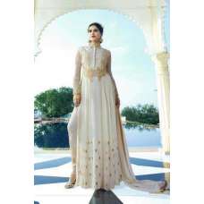 Off White Stylish Party Wear Salwar Kameez