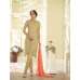 BEIGE INDIAN DESIGNER WEDDING WEAR SUIT