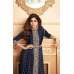 Navy Blue Desi Indian Slit Style Party Dress