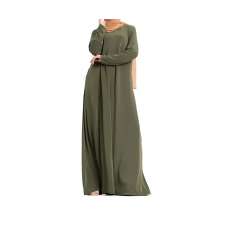 Plain Green Jersey Abaya