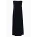 Black Sleeveless Slip Abaya Dress