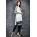 Black White Floral Salwar kameez Party Suit 